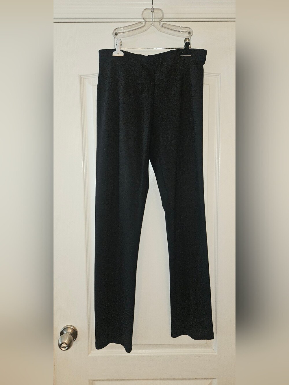 Classic Black Women's Straight-Leg Pants